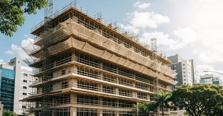 3 empresas de aluguel de andaimes em Goiânia