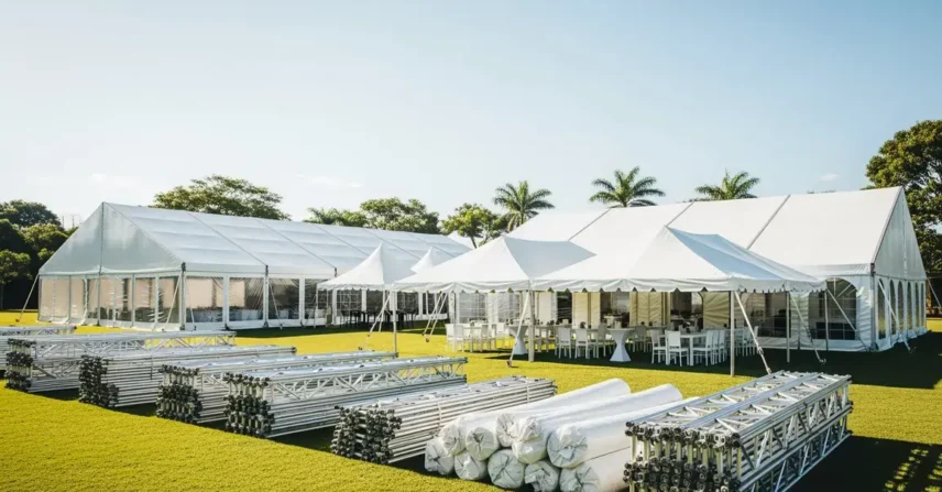 3 empresas de aluguel de tendas em Goiânia