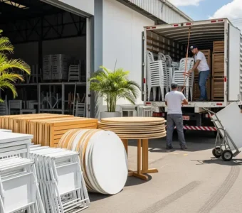 3 empresas de aluguel de mesasd e cadeiras em Goiânia