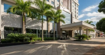 Guia de 3 hotéis em Goiânia perto da feira da lua