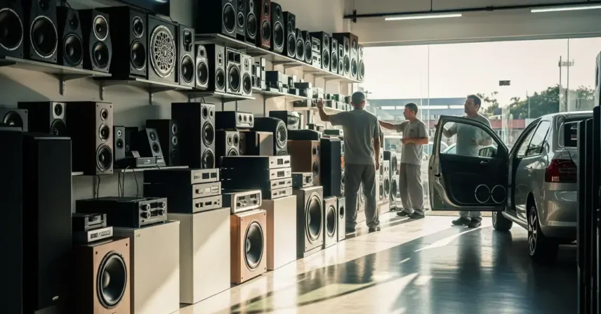3 lojas de auto som em Goiânia bem avaliadas para instalar som no carro
