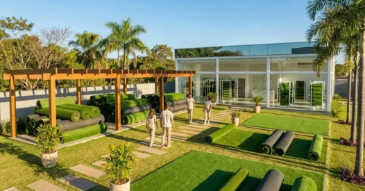 3 empresas de grama sintética em Goiânia para áreas internas e externas